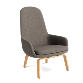 Era Lounge Chair High Wood