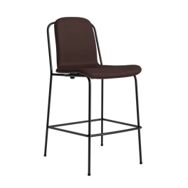 Studio Bar Chair 65 cm Front Upholstery Steel