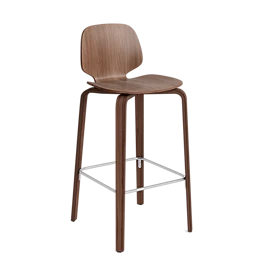 My Chair Barstool 75 cm Chrome & Steel,My Chair Barstool 75 cm Wood