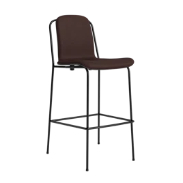 Studio Bar Chair 75 cm Front Upholstery Steel