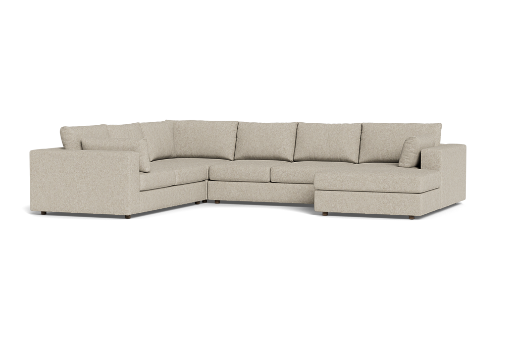 Daphne U Sectional with Chaise